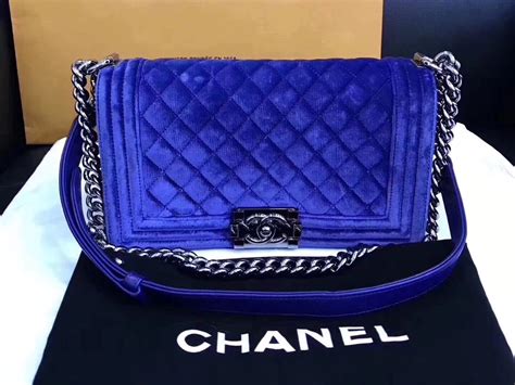 royal blue with gold hardware chanel bag|royal blue Chanel purse.